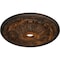 Ekena Millwork Flagstone Ceiling Medallion (Fits Canopies up to 3 7/8"), 30"OD x 3 7/8"ID x 3 1/4"P, Rust CM30FLRUS - alternate 4